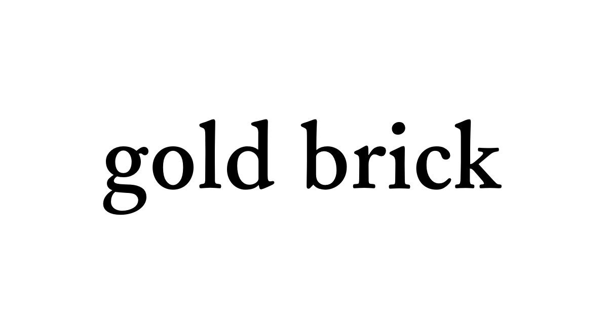gold brick • Flowery Dictionary